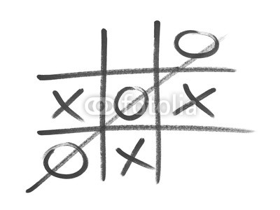 400x300 Black Marker, Tic Tac Toe Drawing Isolated On White Background - Toe Drawing