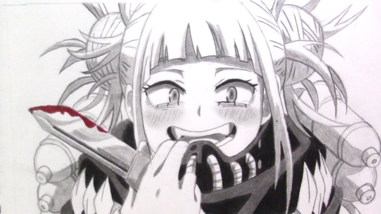1280x720 how to draw himiko toga - Toga Drawing