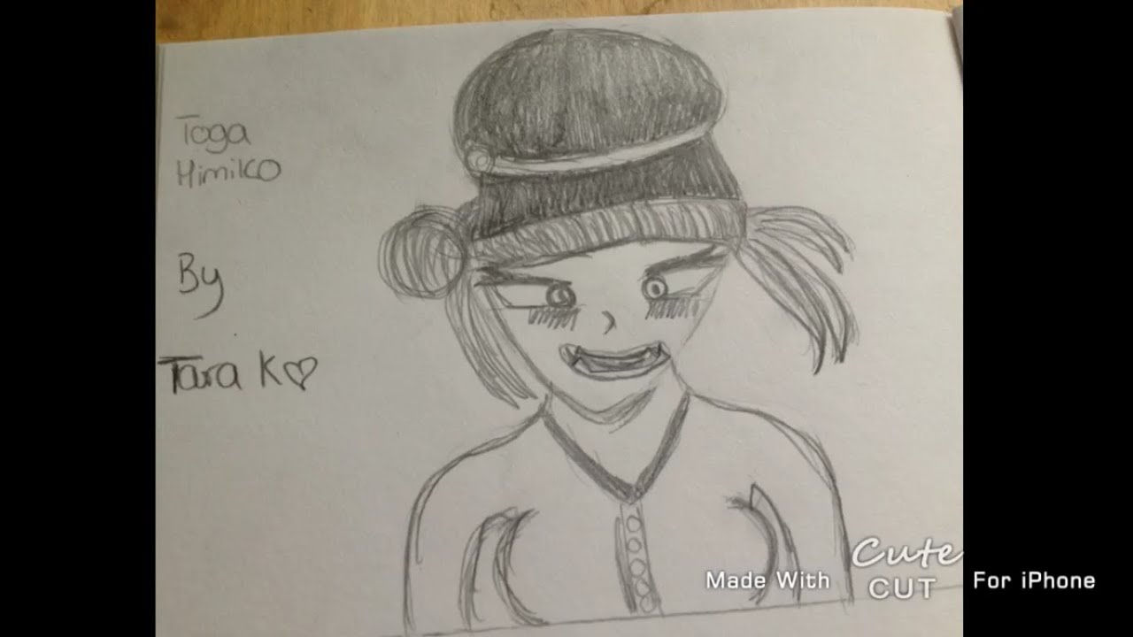 1280x720 speed drawing toga himiko bnha - Toga Drawing