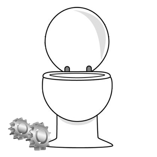 500x500 Raritan Spare Parts Drawings - Toilet Drawing