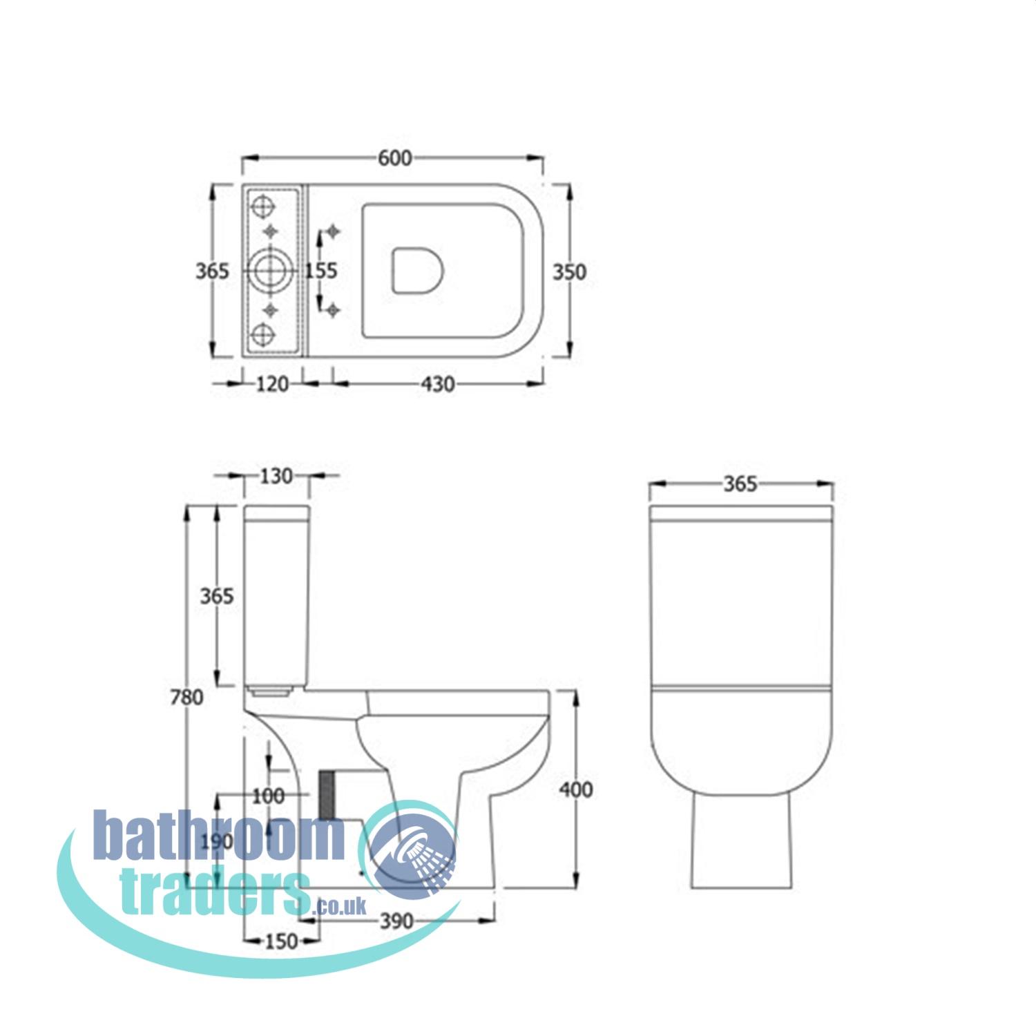 1500x1500 online bathroom store rak compact square close coupled short - Toilet Line Drawing
