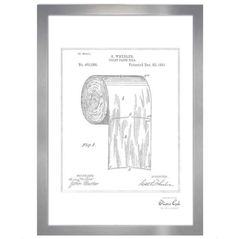 800x800 toilet paper roll framed drawing print reviews joss main - Toilet Paper Drawing