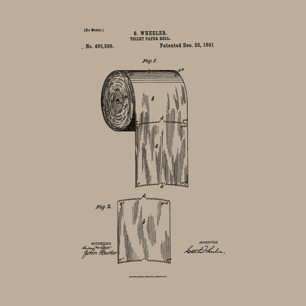630x630 toilet paper patent - Toilet Paper Patent Drawing