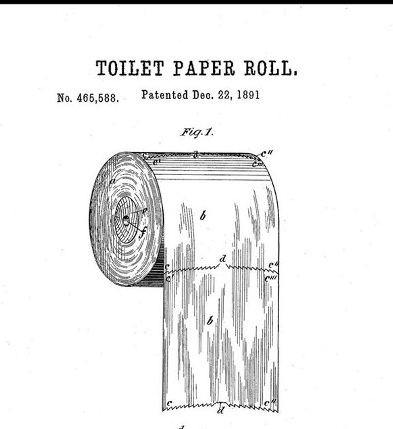 Toilet Paper Patent Drawing at Explore collection