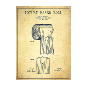 300x300 toilet paper roll patent drawing - Toilet Paper Patent Drawing