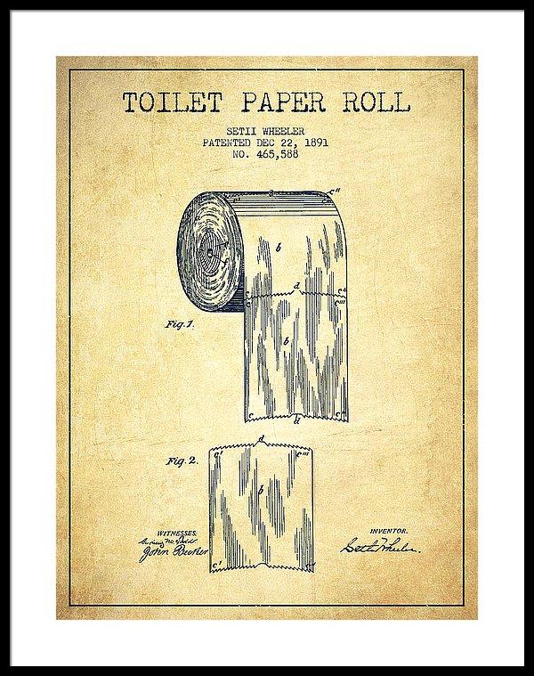 600x759 toilet paper roll patent drawing - Toilet Paper Patent Drawing