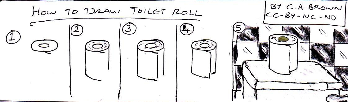 1122x330 How To Draw Toilet Roll Pekoeblaze - Toilet Paper Roll Drawing
