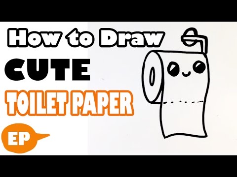 480x360 How To Draw A Toilet Paper Roll - Toilet Paper Roll Drawing