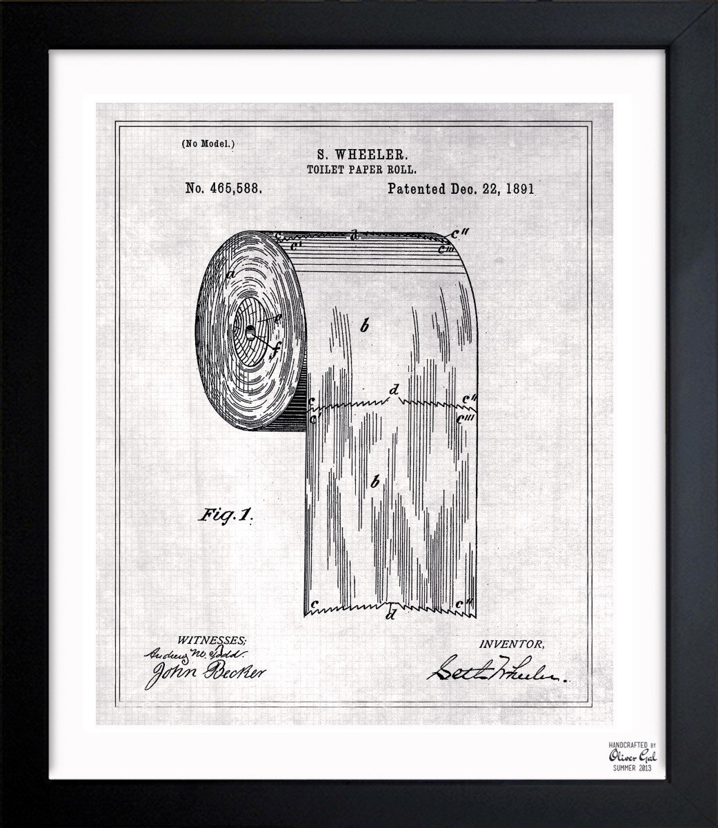 Toilet Paper Roll Patent Drawing at Explore