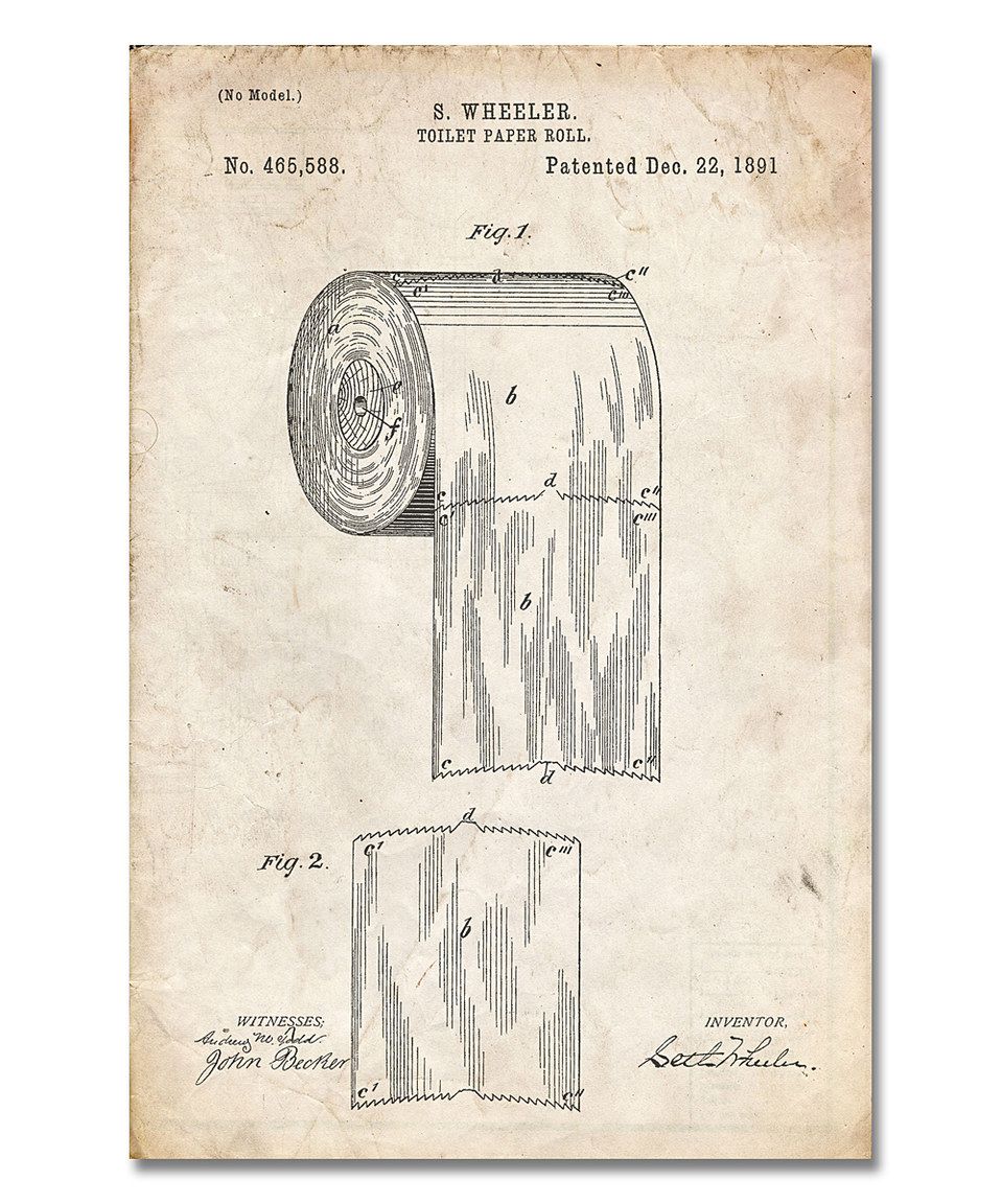 Toilet Paper Roll Patent Drawing At Explore Collection Of Toilet Paper Roll