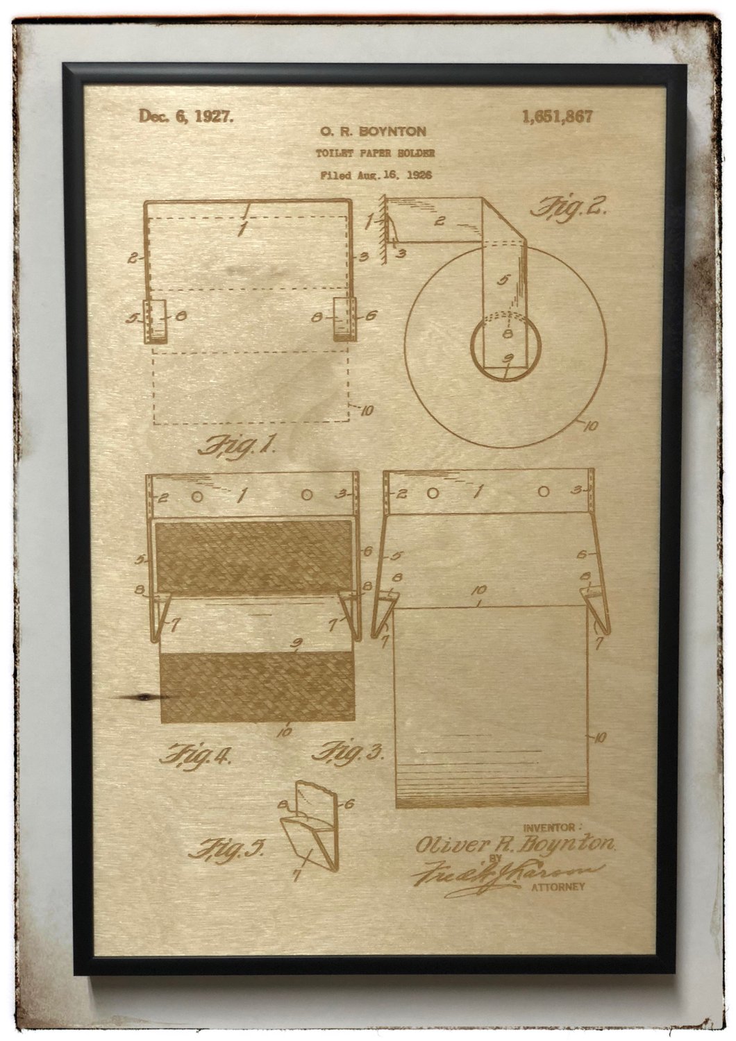 1060x1500 Toilet Paper Roll Holder Patent Drawing Woodpatentart - Toilet Paper Roll Patent Drawing