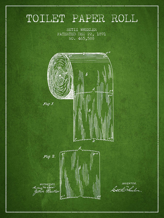 675x900 Toilet Paper Roll Patent Drawing - Toilet Paper Roll Patent Drawing