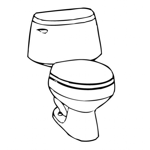 Toilet Seat Drawing at PaintingValley.com | Explore collection of ...