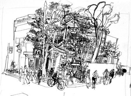 450x329 Day One In Tokyo Veronica Lawlor - Tokyo Drawing