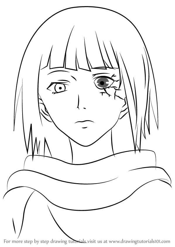 598x844 learn how to draw kurona yasuhisa from tokyo ghoul - Tokyo Ghoul Drawing
