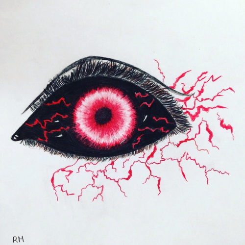 500x500 tokyo ghoul eye drawing discovered - Tokyo Ghoul Drawing