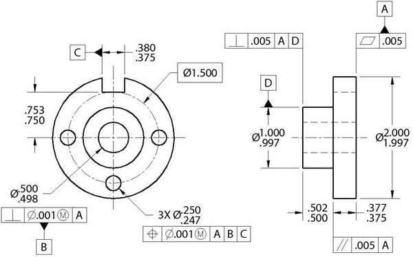 600x374 engineering drawings gdampt for the quality engineer - Tolerance Drawing