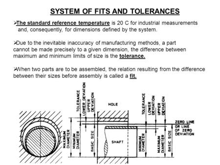 Limits Fits And Tolerances Chart Pdf