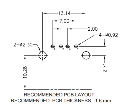 421x363 pcb design - Tolerance Drawing