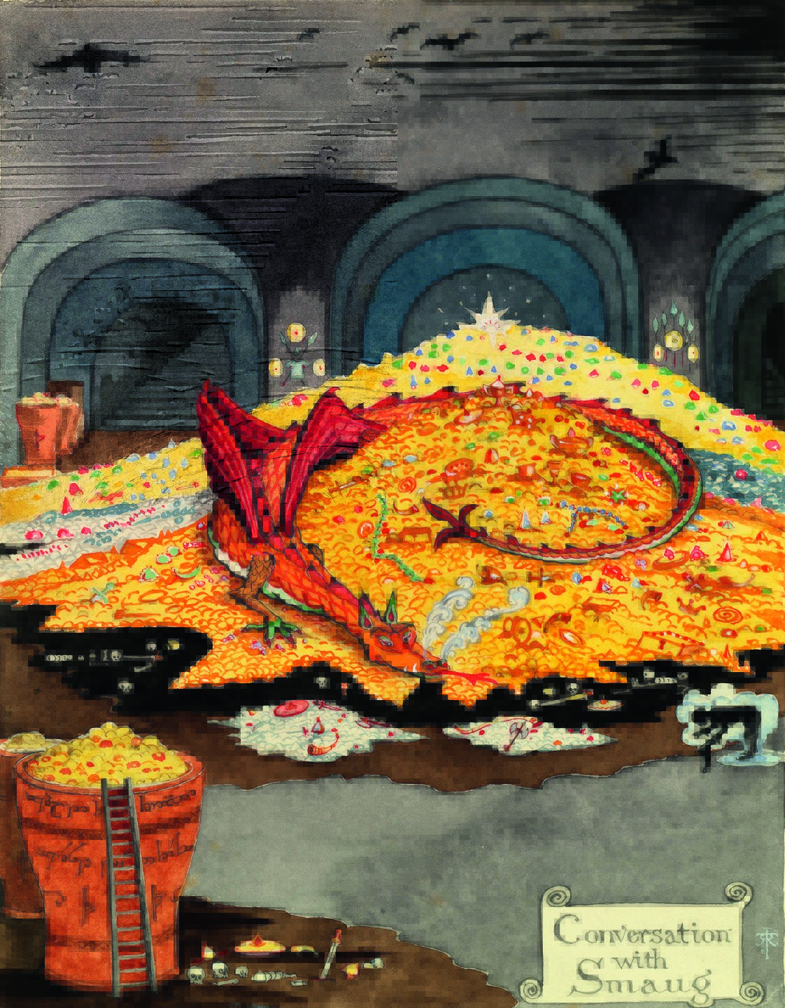 1122x1440 tolkien can draw who knew! beautiful hobbit illustrations - Tolkien Drawings