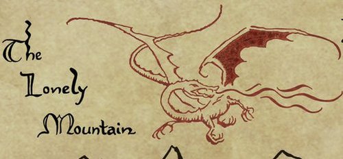 500x232 is smaug a wyvern! - Tolkien Smaug Drawing