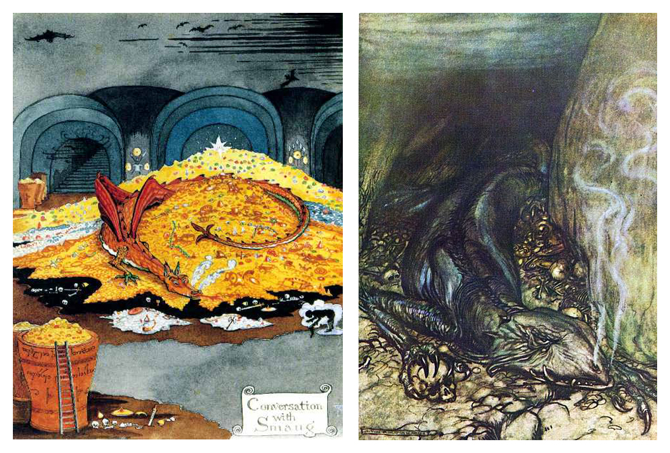 938x635 yusefabonamah just another site - Tolkien Smaug Drawing