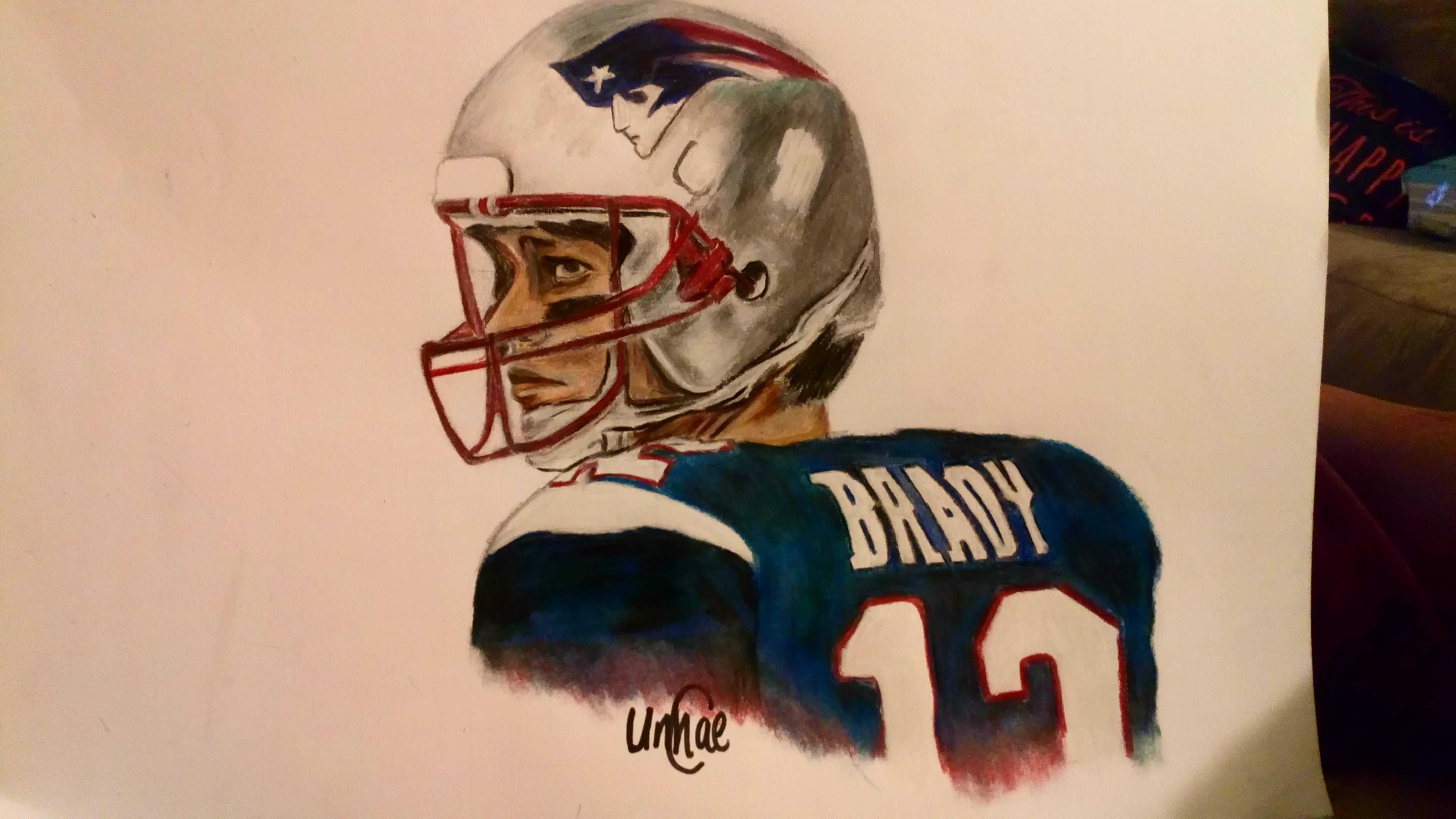 4208x2368 I Drew Tom Brady Drawing - Tom Brady Drawing