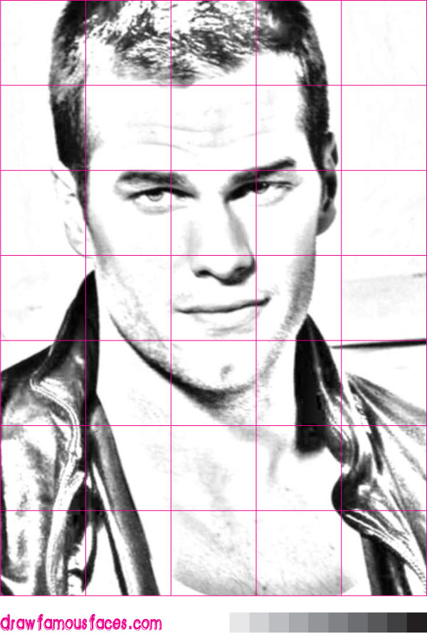 600x890 How To Draw Tom Brady Draw Famous Faces - Tom Brady Drawing
