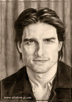 245x350 Pencil Drawing Of Tom Cruise - Tom Cruise Drawing