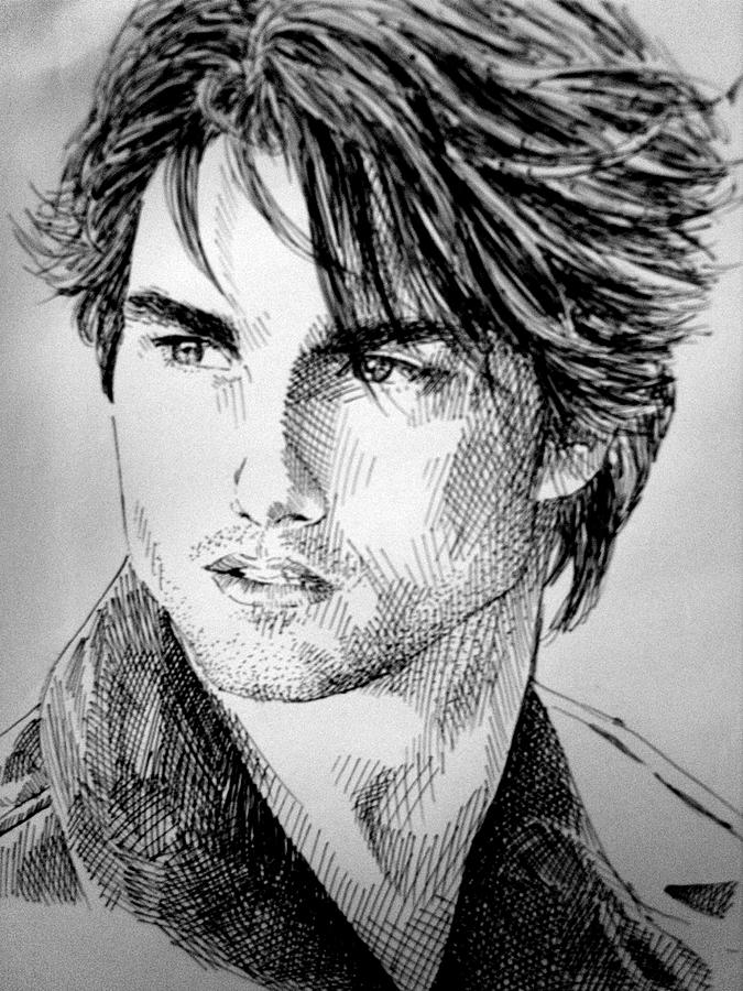 675x900 Tom Cruise Drawing - Tom Cruise Drawing