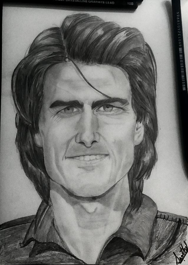 638x900 Tom Cruise Drawing - Tom Cruise Drawing