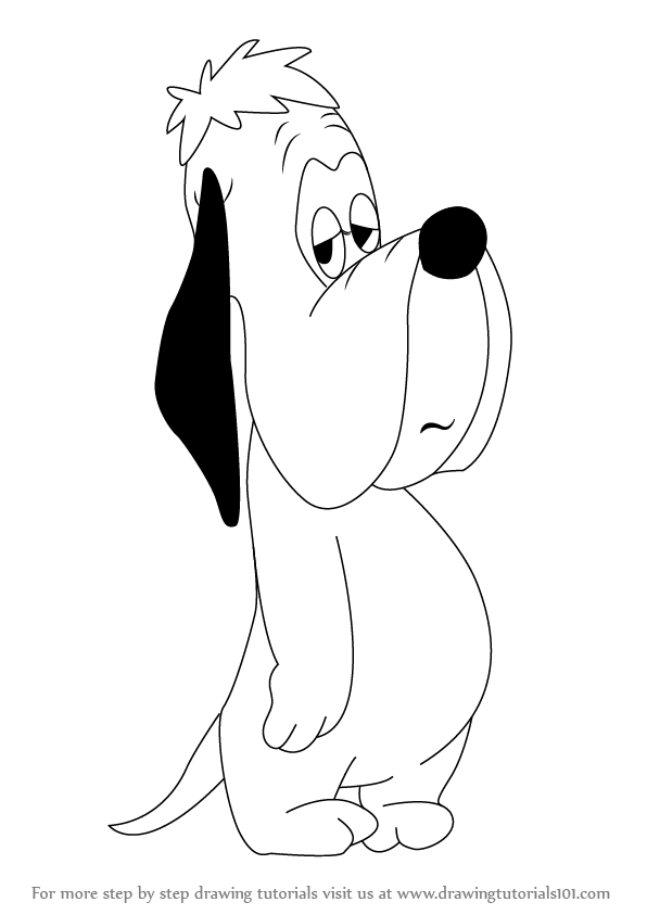 596x843 Learn How To Draw Droopy From Tom And Jerry - Tom Drawing