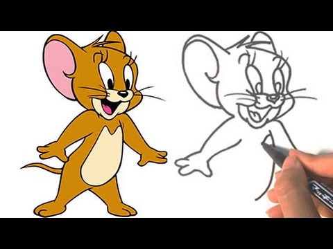 480x360 Tom And Jerry How To Draw Jerry - Tom Drawing