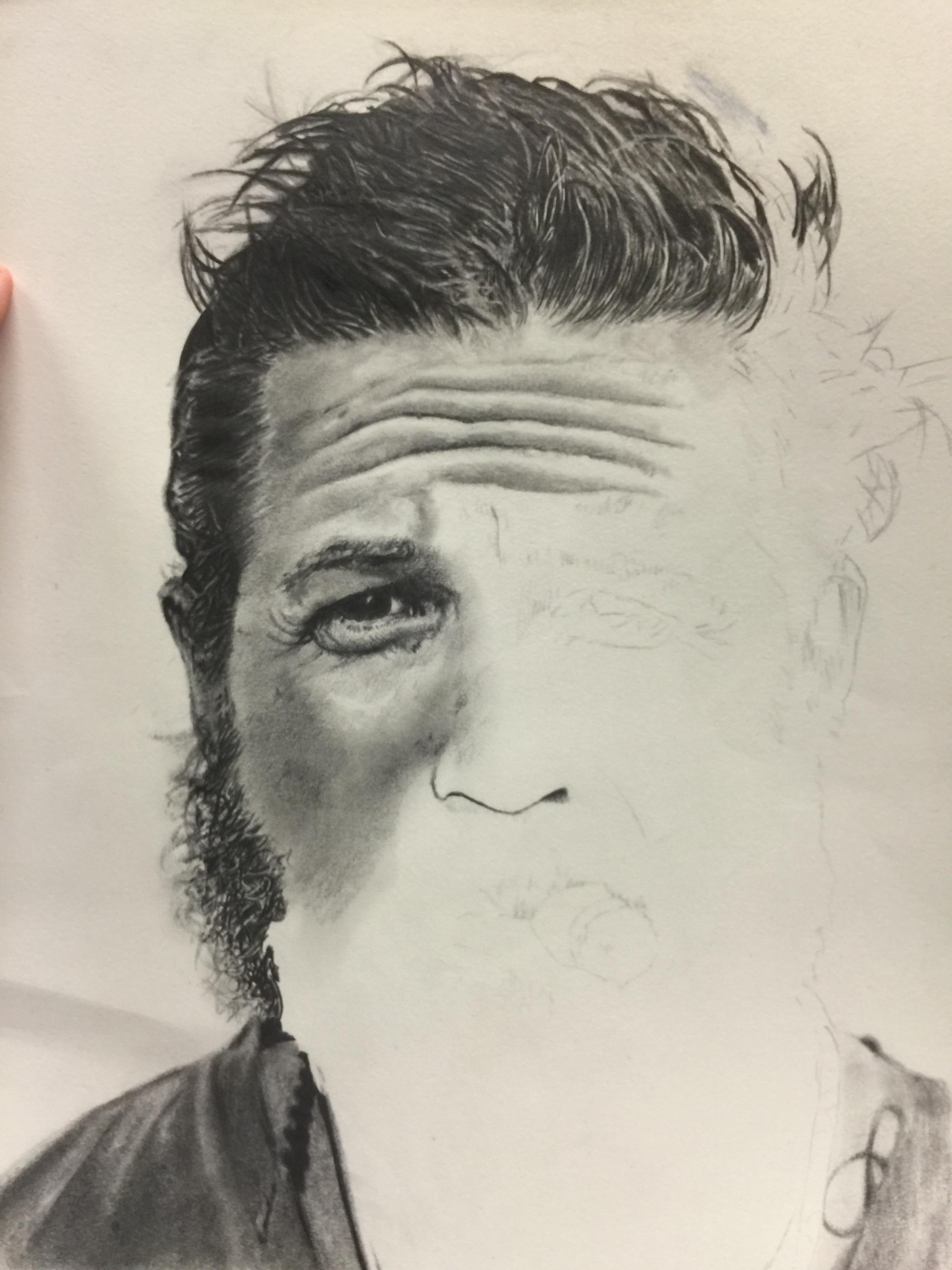 2448x3264 Tom Hardy Drawing Progression Album - Tom Hardy Drawing