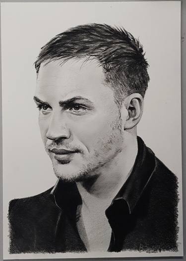 375x525 Tom Hardy Drawing - Tom Hardy Drawing