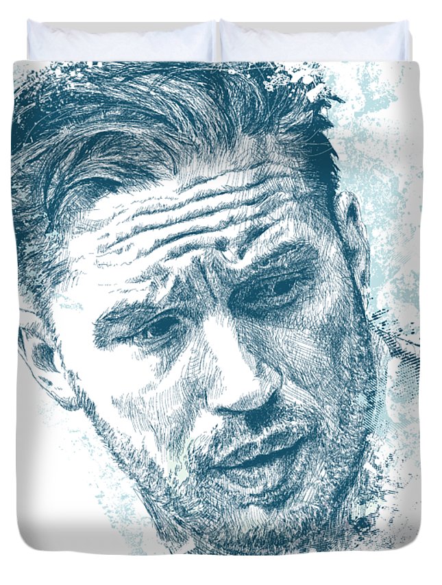 645x853 Tom Hardy Duvet Cover For Sale - Tom Hardy Drawing