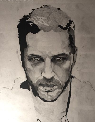 400x512 Asher Bingham Tom Hardy - Tom Hardy Drawing