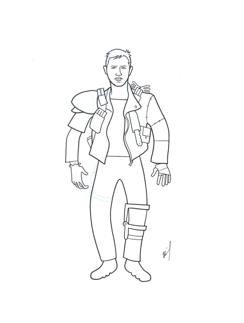 853x1131 Drawing Of Tom Hardy As Mad Max Brandon Bird - Tom Hardy Drawing