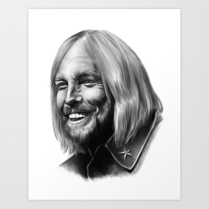 700x700 time to move - Tom Petty Drawing