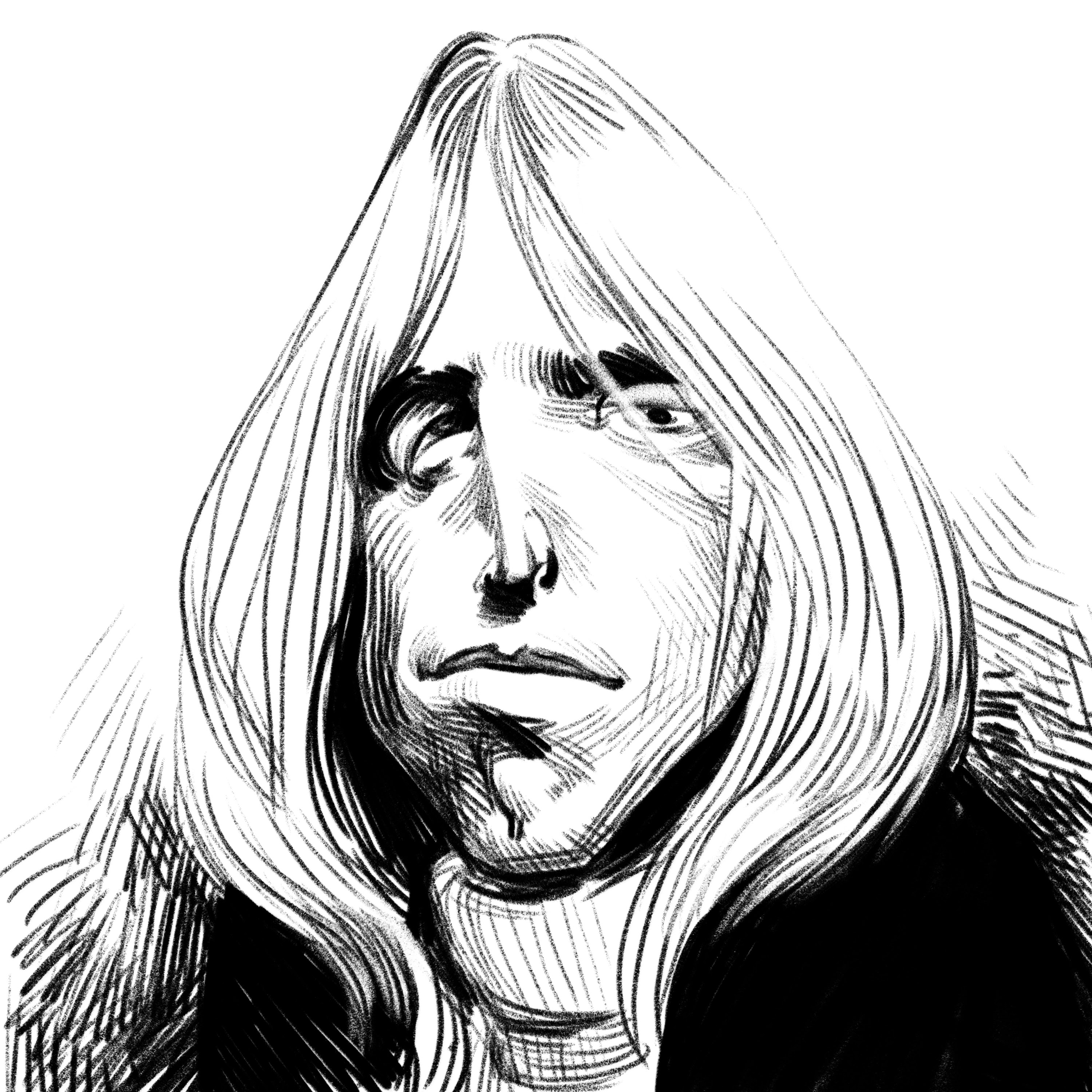 3000x3000 Tom Petty - Tom Petty Drawing
