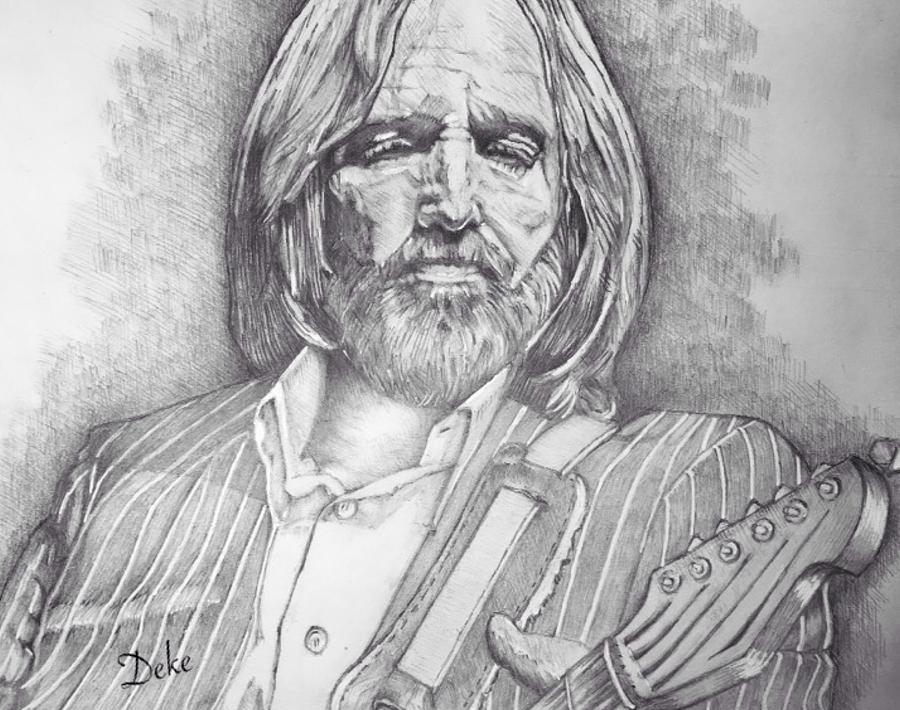 900x710 Tom Petty Drawing - Tom Petty Drawing