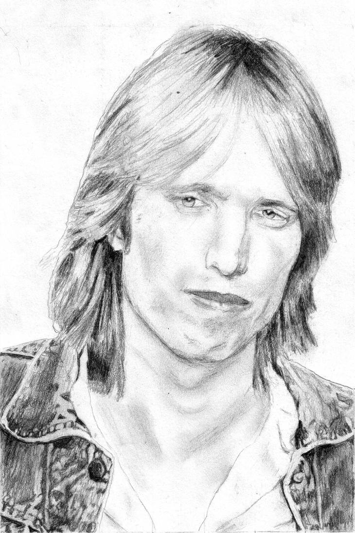 730x1094 Tom Petty Is The Man - Tom Petty Drawing