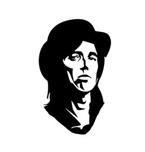 286x300 tom petty vinyl decal bumper sticker record dvd - Tom Petty Drawing