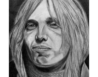 340x270 Tom Petty Drawing Etsy - Tom Petty Drawing