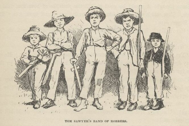 665x444 Tom Sawyer's Band Of Robbers - Tom Sawyer Drawing
