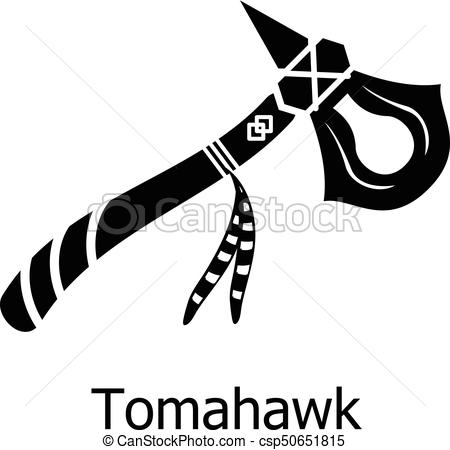 450x450 Tomahawk Icon, Simple Black Style Tomahawk Icon Simple - Tomahawk Drawing