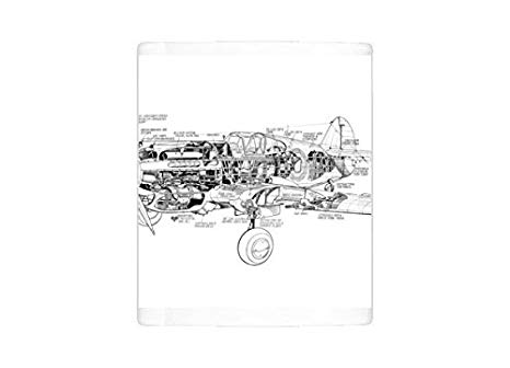 466x336 Mug Of Curtiss Tomahawk Cutaway Drawing - Tomahawk Drawing