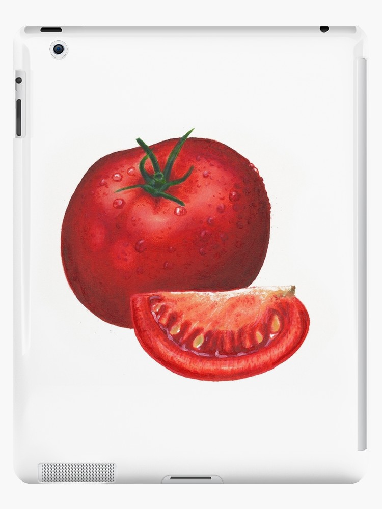 750x1000 a beautiful tomato drawing ipad cases skins - Tomato Drawing Pictures