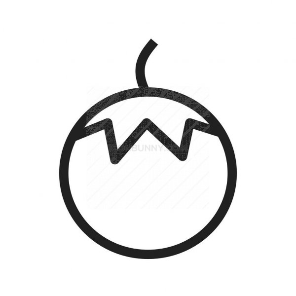 600x600 Tomato Line Icon - Tomato Line Drawing