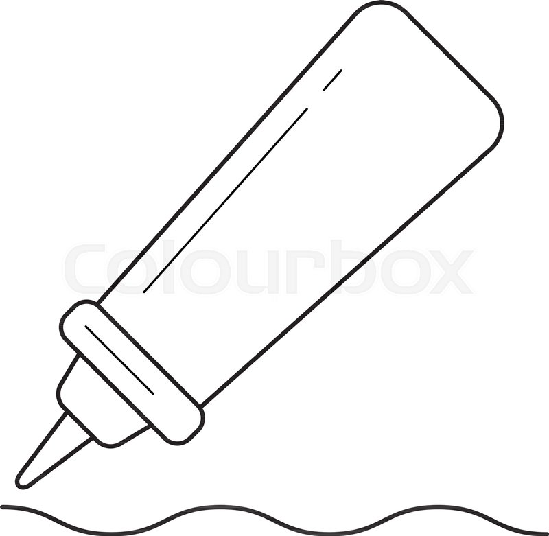 800x781 Bbq Tomato Sauces Vector Line Icon Stock Vector Colourbox - Tomato Line Drawing